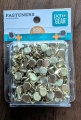 Lot of 339 – Brass Fasteners – Tim Holtz Idea-ology – Office Depot – Pen + Gear