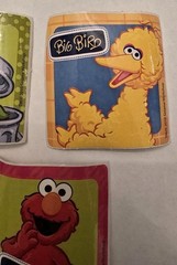 Vintage Smile Makers Sesame Street Stickers Set of 5 2.5 x 2.5 Inches