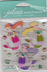 Jolee’s Boutique » JOB MERMAID BQ » Scrapbooking Stickers – 12 pcs.