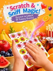 Scratch and Sniff Stickers – 864 Pieces, 12 Different Scents, 36 Sheets – Reward