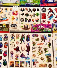 44+ Full Sheets Cartoon TV movie Themed Sticker Pack Popular Characters & shapes