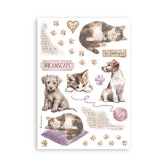 Stamperia Washi Pad 8pc – Quiet Days, SBW26