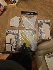 Chipboard cutouts various designs – see pictures
