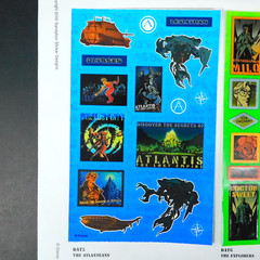 Disney Atlantis The Lost Empire Lot of 6 Sandylion Stickers Prismatic Kromekote