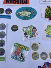 Mixed Lot Of Vintage 70s & 80’s Scratch & Sniff Stickers Wheaties Mr Men