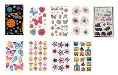 Double Giant Reflective Sparkle Stickers / Mrs. Grossman