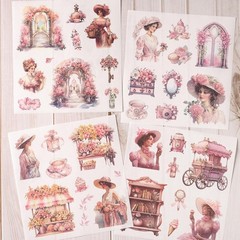 Garden Journaling Stickers – 50 Sheets Washi for Scrapbooking Crafts