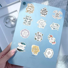 200 PCS Bible Verse Stickers,Bible Journaling Supplies,Inspired Christian Script
