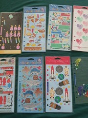 LOT Of 15 Stickopotamus Sticker Sheets Scrapbook