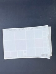 Mrs. Grossman’s Bronze Vellum Squares Sticker Lot of 12 Mods Sheets Vintage 2003