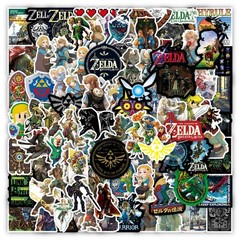 100Pcs Cartoon Cool Game The Legend of Zelda Stickers Pack | Vinyl Aesthetics…