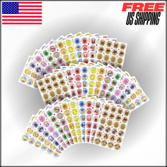 Scratch & Sniff Stickers Reward for Kids Teachers School 864pc 12 Scents
