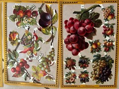 Lot Of 10 Mamelok Press Victorian Die Cut 9×6 Paper Sheets Angels Fruit Flowers