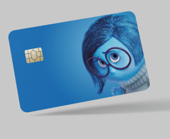 INSIDE OUT , 2 pc credit card skin & DEBIT CARD,TROLLEY & GYM
