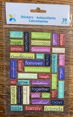 Momenta ATD Puffy Family Traditions Father Mother Grandma Grandpa Friend Sticker