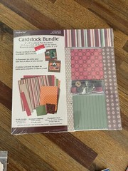 Scrapbooking Cardstock, Sticker And Magnet Square Bundle