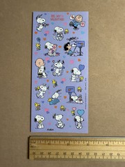 Peanuts Snoopy Heart Love Mail Stickers Sticker Sheet Charlie Lucy Schulz Purple