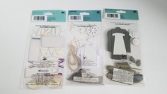 3-D Military Themed Scrapbooking Stickers Big Lot New in Packages Marines Navy