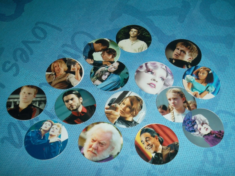 Pre Cut One Inch MOVIE Bottle Cap Images! FREE SHIP