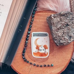 Spooky Vibes Sticker – Ghost Fall Landscape – Vinyl