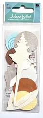 Sea Shells Jolee’s Stickers Scrapbooking Gems Card Journal