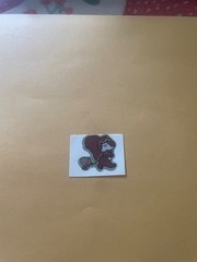 Vintage 1980s Small Foil Squirrel sticker