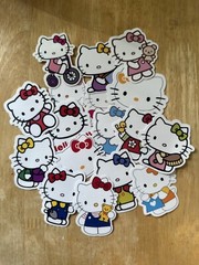 Individual Premium Glossy Vinyl Hello Kitty Sticker Mix’s (36) Free Shipping