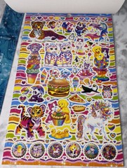 Lisa Frank Sticker Book 5 Sticker Sheets 600 Stickers Bendon Aged 3+ NEW 2019