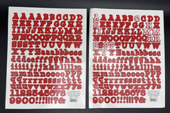 Variety Brands Lot of Alphabet Stickers Full Sheets Partial Sheets Scrapbooking