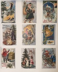 Christmas Junk Journal Ephemera Embellishments Pages Scrapbooking Antique 20+pgs