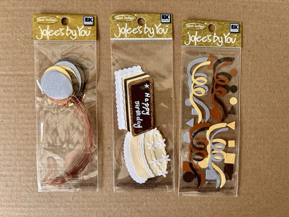 Jolee’s Boutique By You BIRTHDAY PARTY BALLOONS Embellishments RARE – Lot Of 7