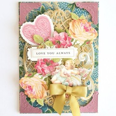 Anna Griffin Heartfelt Stickers-20 pcs/ 1 Each of 20 Different Lovely Designs