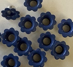 SMALL PURPLE FLOWER EYELETS (12pc)Garden•Blooming •Poise•Card Making•Scrapbook•