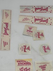 Vintage 1980’s LISA FRANK Sticker Lot Strips Light Switch Covers Circles Hearts