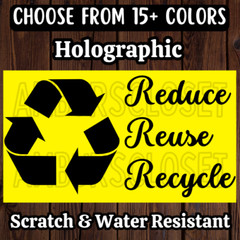 50 RECYCLED PACKAGING STICKERS 2.25″ LABELS SEALS SHIPPING REUSED PACKAGING