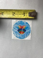 Lisa Frank Sticker Vintage Rainbow Heart Wings Clouds Stars 2”