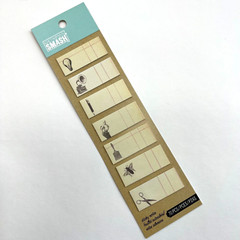 SMASH K & Company Vintage Style Sticky Notes Stickies Scrapbook Journals Planner