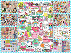 MEGA Sticker Lot GIRLY STUFF All Themes JoJo HALLMARK Kid Squad Girls Boys 1179+