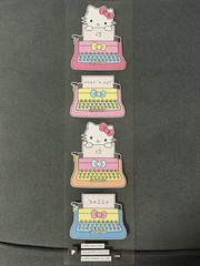 Pipsticks X Sanrio “Typed With Love” Hello Kitty Paper Sticker Sheet (2x9in)