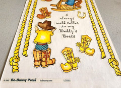 Vintage Bo Bunny Little Cowboy Clear Stickers 2002 Scrapbook Journaling NOS