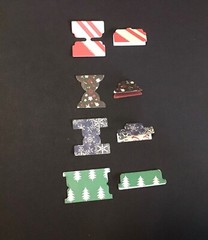 Page Tabs 4 Designs/Shapes Die Cuts 20 pcs Choose Color
