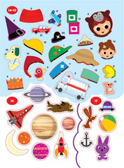 Toddler Activity Book Includes 500+ Stickers Learn ABCs Counting Colors for Kids