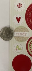 JOLLY & BRIGHT WORD Card Stock Sticker(45pc)Heidi Grace•Christmas •Mistletoe•Joy