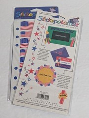 2 – Vintage American Flag Sticker Packs – Stickopotamus Inc Patriotic Americana