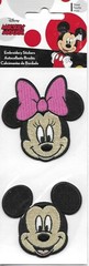 DISNEY MICKEY MINNIE MOUSE Disneyland World Embroidery Stickers Scrapbook Crafts