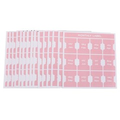 15 Sheets Month Index Label Sticker Planner Monthly Tabs Calendar Stickers