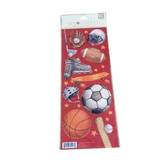 Assorted Scrapbook Sticker Sheets Farm Dog Christmas School Farm Sports
