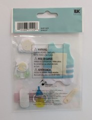 RARE Jolee’s Baby Boy Clothes Hat Rattle Comb Scrapbooking Stickers LOOSE PIECES