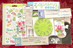 #643 SPRINGTIME ICON STICKERS DOODLE-POPS 3D STICKERS CLIPS LARGE BUTTERFLY