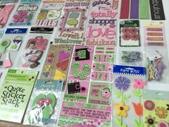 *TEEN GIRL* Scrapbook Lot~ K & Co, Paper Bliss, Jolee’s Stickers ~26 Packs NEW